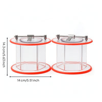 Replacement Polishing Drum Wear-Resistant Polishing Drum with Lid Efficient Barrel with Sealing Cover for Jewelers