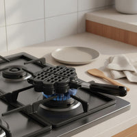 Double Sided Pan Non Stovetop Maker Easy to Clean Stovetop Sandwich Maker for Outdoor, Camping