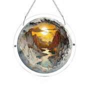 Easy to Assemble Acrylic Suncatcher Assembly Kit High Clarity DIY Crystal Jigsaw Art Sun Resistant