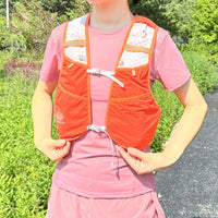 Lightweight Hydration Vest Multiple Pockets Water Bladder Vest Ergonomic Design Long-Distance Hydration Pack Reflective