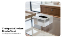 Acrylic Band Display Holder Frosted Finish Acrylic Band Display Block Clear Je the Brand Lry Block Minimalist Design Even