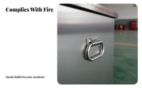 Flood Control Sand Box Rust-Resistant Fire Fighting Sandbox Stainless Steel Sand Bin for Gas Station Attendants, Factories, Warehouses
