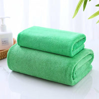 32-ply Microfibre Cloth and Cleaning Cloths, Large Microfibre Towel Car Drying, 35x75cm High Absorbency for Hair Salon and Multi-Purpose Use