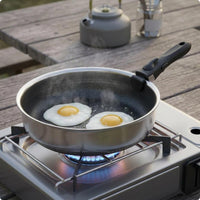 Detachable Handle Pan Induction Ready Stainless Steel Skillet All Cooktops Cookware For