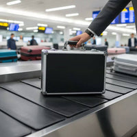 Aluminum Tool Box Sturdy Aluminum Aviation Case Lockable Tool Case Sturdy Design Safeguarding Equipment Briefcase Shock