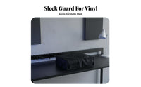 Turntable Dust Cover Dustproof Record Player Cover Waterproof Record Player Dust Guard for Audiophiles, DJs, Storage, Studio Use, Travel