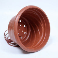 Plant Pots and Hanging Basket for Outdoor Plants, Round Ceramic Hanging Plant Pot with Hook, Balcony Planters and Fence Planters, Indoor Use
