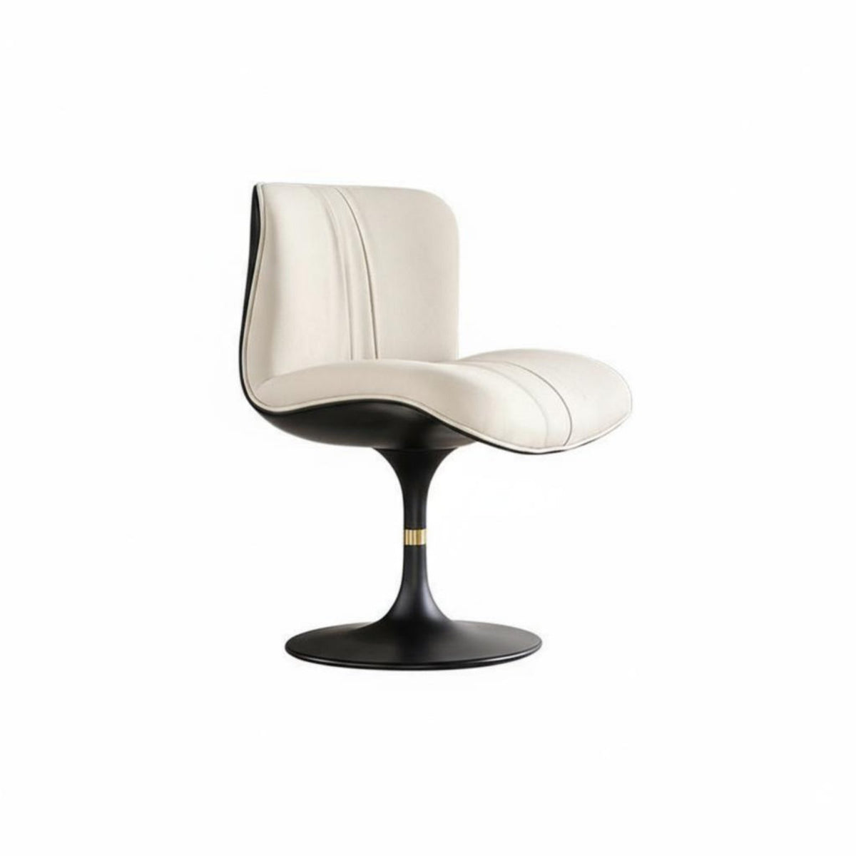Italian and fashion rotating Dining Chair Light Luxury Household Furniture Minimalist Design Padded Armchair Fully Upholstered for Restaurant Owners, Interior Designers, Office Workers, Kitchen, Coffee Shop, Living Room, Lounge