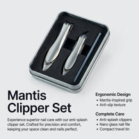 Nail Set for Men with Storage Case, Grooming Kit for Home Use Personal Care, Manicure with Cuticle Scissors