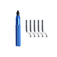 Deburring Tool with Inserts Manual Metal Deburring Tool Rapid Swap Edge Trimmer for Machinists, Makers, Workshop