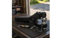Tow Bar Solid Steel Tow Ball Hitch Black
