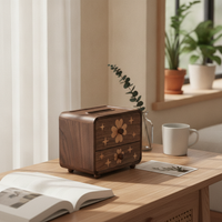 Tissue Box with Opening Aesthetic Tissue Box Cover with Base Decorative for Desktop, Living Room, Bedside Table