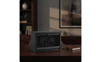 Watch Winding Box Electric Two-Watch Winder Adjustable for Bedside Table, Nightstand