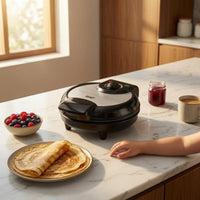 Non-Stick Electric Waffle Cone Maker Nonstick Waffle Cone Maker Hinged Kitchen Appliance Indicator Lights