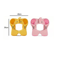 Front Opening Underarm Baby Swim Collar Printed Face Elephant Swim Collar Pastel Infant Pool Buoy Soft for Babies, Bath