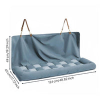 Car Back Seat Pet Bed Padded Dog Vehicle Soft and Cozy Commuting Pet Blanket for Cats