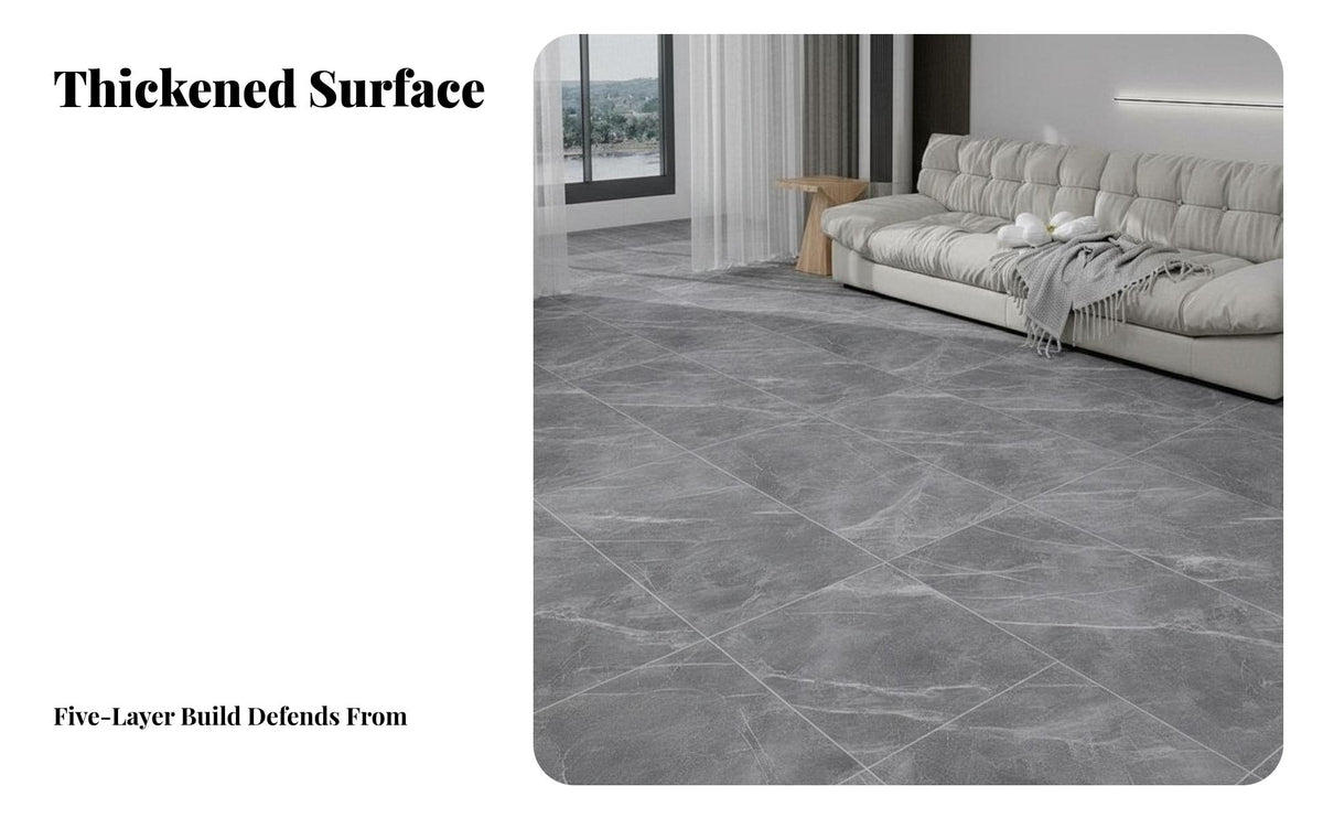 Self Floor Sheet Formaldehyde Self Floor Sheet Waterproof Wood Grain Vinyl Flooring for Homeowners, Living Room, Washroom, Home