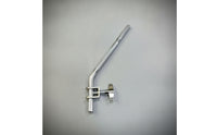 Metal Drum Connecting Rod with Clamp Sturdy Drum Bracket with Rod Long-Lasting Hardware Chrome-Plated for Practice Rooms