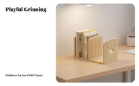 upright Book Rack Space-Saving Desktop Organizer Minimalist aesthetic for Book Holder