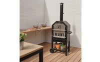 Vertical Briquette Grill Portable Freestanding Briquette Grill Heat-Resistant