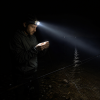 Rechargeable LED Headlamp with Motion Sensor for Outdoor Activities