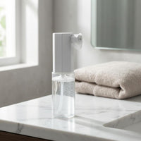 Electric Foaming Bottle Powered Foaming Dispenser White Hair Care Dispenser