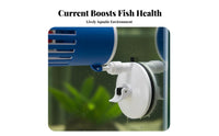 Submersible Water Circulator Waste Removal Function Fish Tank Current Pump Simulates Current Aquarium Circulation Pump for Freshwater Aquariums