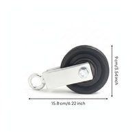 Grooved Eyelet Fitting 90 Mm Pulley Assembly Single Pulley Assembly