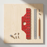 Guide with Aluminum Alloy Hinge Guide Accurate Hinge Boring Jig for Workshop