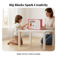 Educational Castle Construction Toy Easy to Build DIY Play Structure Safe & Long-Lasting for Preschoolers, Playroom