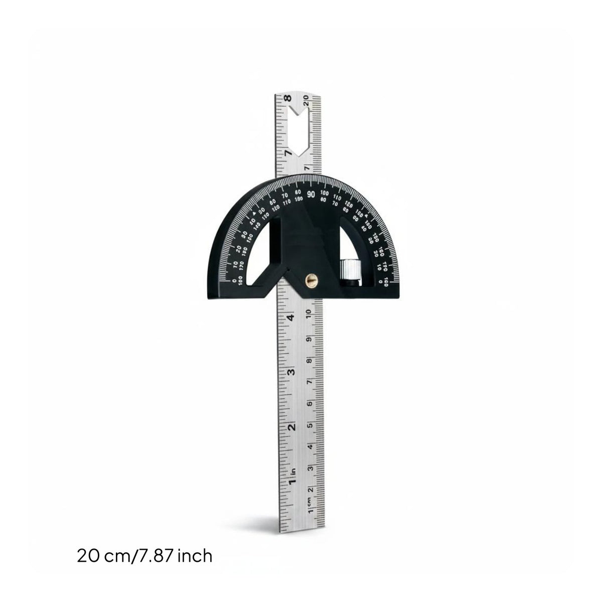 Adjustable Woodworking Square Multifunctional Movable Angle Gauge for Carpenters