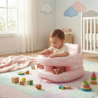 Inflatable Baby Seat Stabilizing Base Inflatable Baby Chair Raised Backrest
