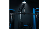 Straight Bar with Holes Heavy-Duty Lat Pulldown Attachment Non-Slip Cable Attachment with Carabiner for Bodybuilders, Athletes, Home Gym