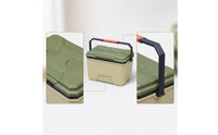 Insulated Container Lightweight Portable Chiller with Handle Leakproof Ice Chest with Handle for , Picnics