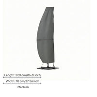 PVC Coated Curved Umbrella Sleeve 600D Material Waterproof Umbrella Cover Tall Dustproof