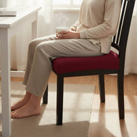 Stretch Jacquard Chair Cover Easy Installation Jacquard Dining Chair Seat Slipcover Machine Washable Removable Stool Cover for Pet Owners, Restaurant