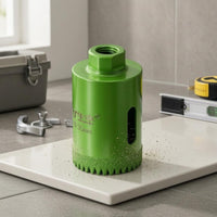 Chip Removal Slot Angle Grinder Hole Saw Abrasive Cutting Rim Dry Drilling Hole Saw Threaded Connector Diamond Core Drill Bit Cup Style