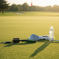 Keychain Clip Two-sidedSided Golf Brush Easy to Attach Dual Sided Golf Brush for Golfers, Driving Range