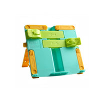 Multi-Angle Adjustment Adjustable Desktop Book Stand Multifunctional perusing Aid Handsunrestricted Use recipe & reference holder with comfortl with sheet holders for Office Workers, Professionals, Study Room, Desk, Library, Bedroom