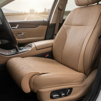 Breathable Car Seat Cushion with Leg Rest Comfortable Front Seat Cushion with Leg Support Fatigue-Resistant High-Density for Commuters, Road Trips