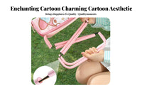 Multifunctional writing Case Chair 2-in-1 Design Multifunctional Stool Bag Cute Cartoon Print Folding Seat for Campers, event& travelers, Camping, trip, School