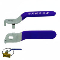 Chrome-Plated Ball Valve Wrench Rust-Proof Ball Valve Handle Easy Grip