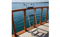 Foldable Boarding Ladder Non-Slip Steps Folding Stainless Steel Ladder