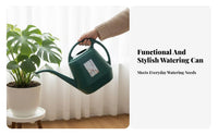 Long Spout Watering Can Large Capacity Watering Pot with Sprinkler Head Plastic Garden Waterer Wide Mouth Opening for Outdoor