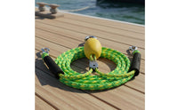 Marine Tow Rope Heavy Duty Boat Tow Strap Stainless Steel Clips Docking Line for Boating, Watersports