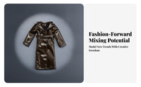 1/12 Scale Trench Coat Tailored Doll Trench Coat Button Closure