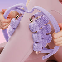 18 Wheel Circular Leg Massager Six-Axis Clamp Leg Massager Textured Rollers Calf Massage Roller Curved