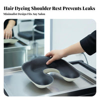 Hair Perming Neck Tray Drip Perm Water Catching Tray Resistant Perm Liquid Catcher for Stylists, Barbers, Barbershops, Barbershop, Home
