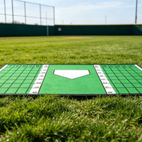 Baseballs Batting Mat Grid Markings Baseballs Strike Area Zone Mat Non-Slip Sports Gear