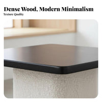 Minimalist Design floor matdesign Floor Desk Nordic Aesthetic Curved Leg Low Table Space-Saving Living Room Furniture Sturdy Construction for Apartment Dwellers, Homeowners, Families with Children, Bay corner, Small Spaces, Bedroom, Playroom